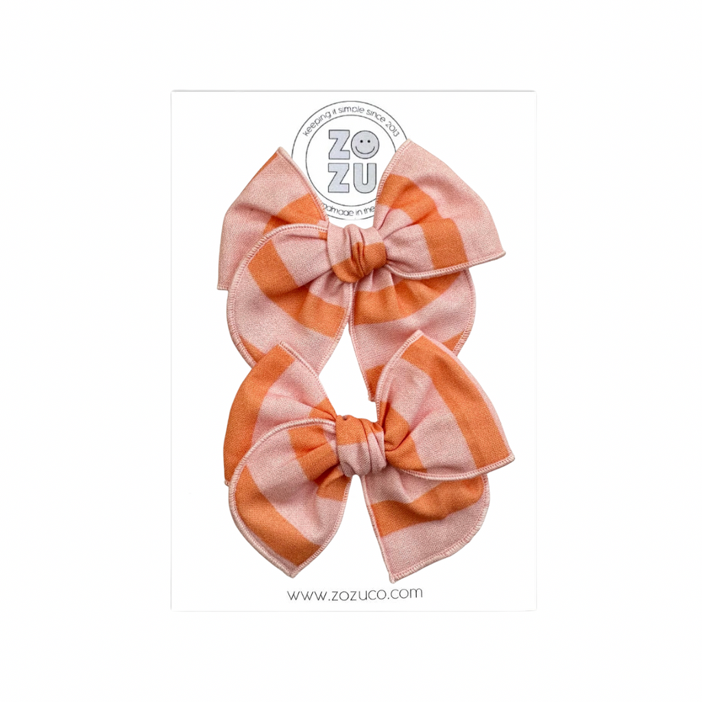 Halloween Stripe :: Mini Traveler Pigtail Set