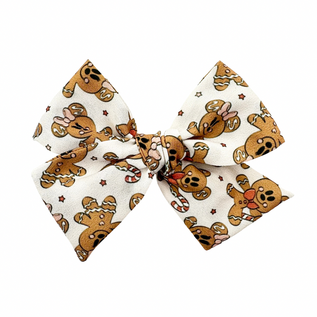 Mouse Ears Gingerbread :: Mini Voyager Bow