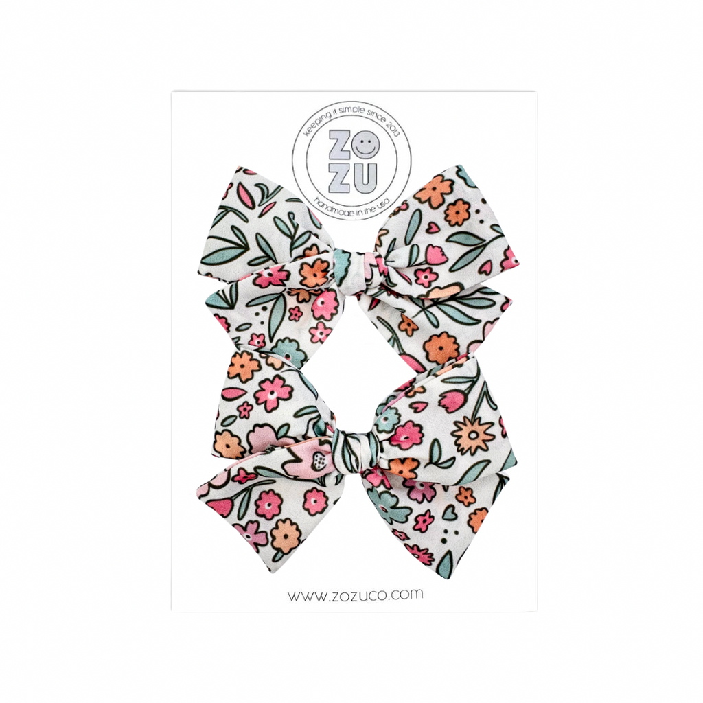 Sweetheart Floral :: Mini Voyager Pigtail Set