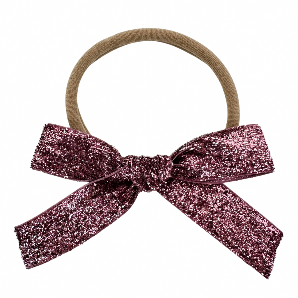 Pink Tinsel :: Ribbon Mini Explorer Bow