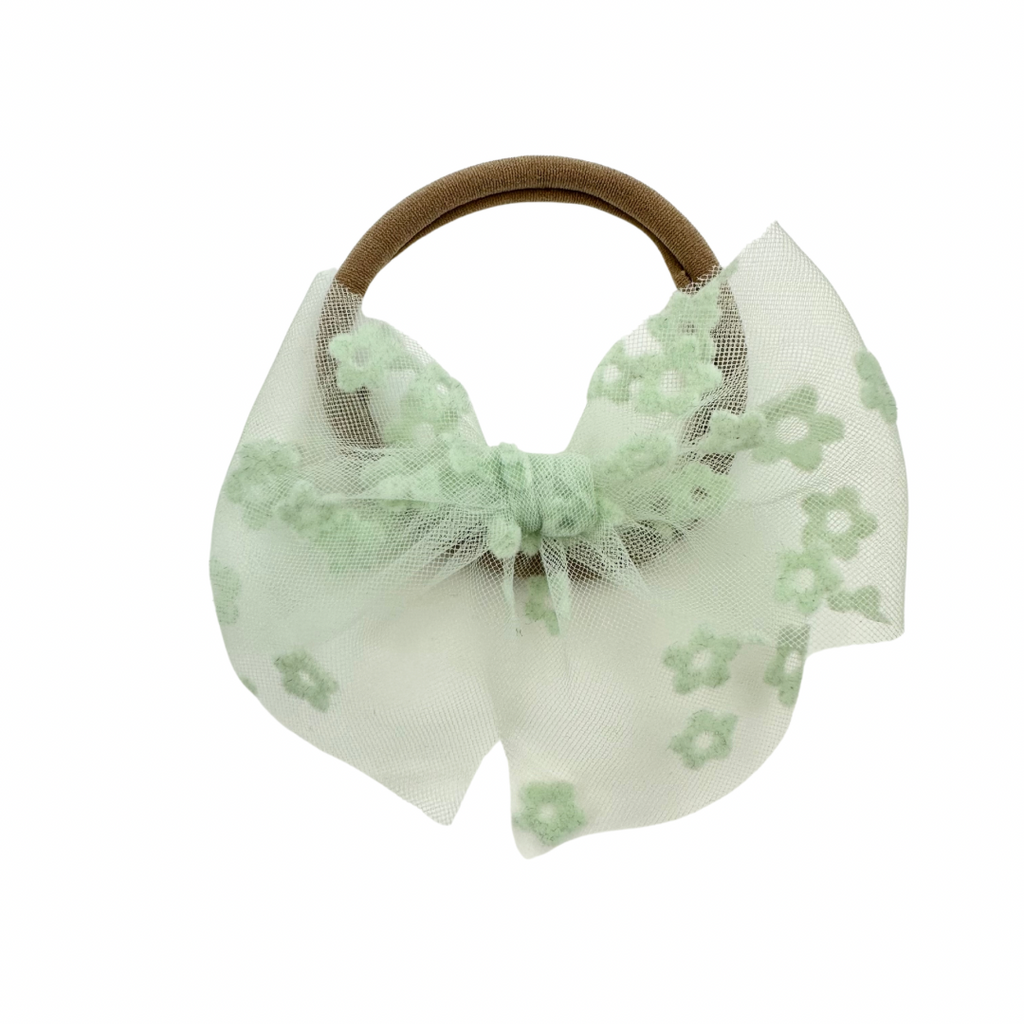 Green Floral Tulle :: Mini Traveler