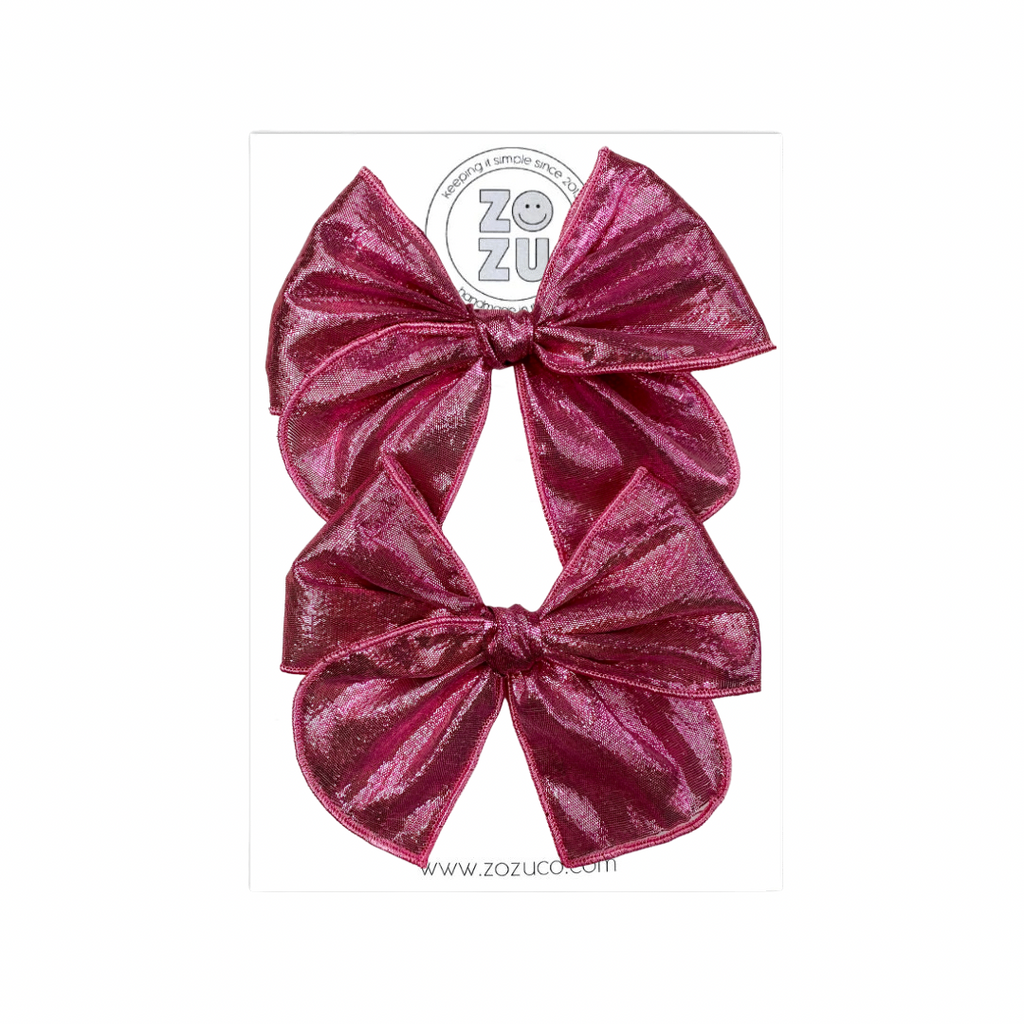 Fuchsia Metallic :: Mini Traveler Pigtail Set