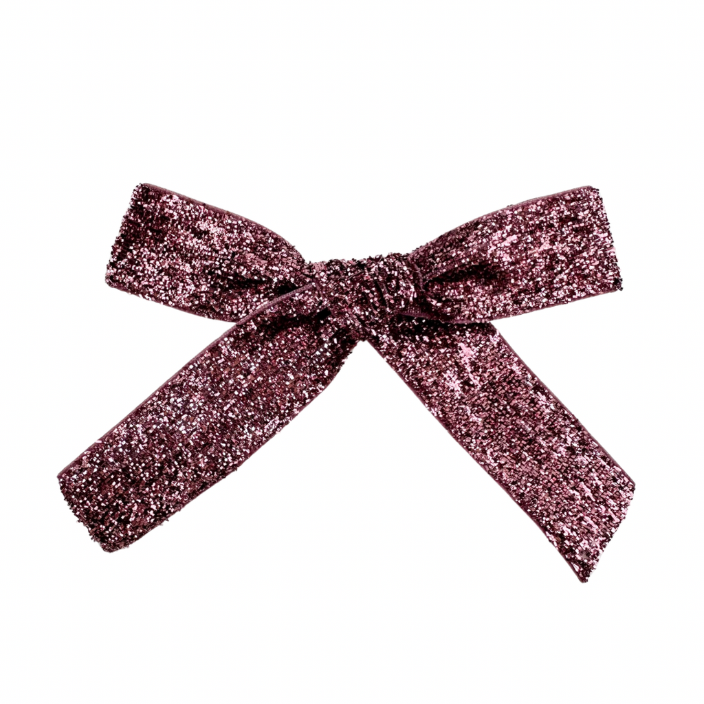 Pink Tinsel :: Ribbon Mini Explorer Bow