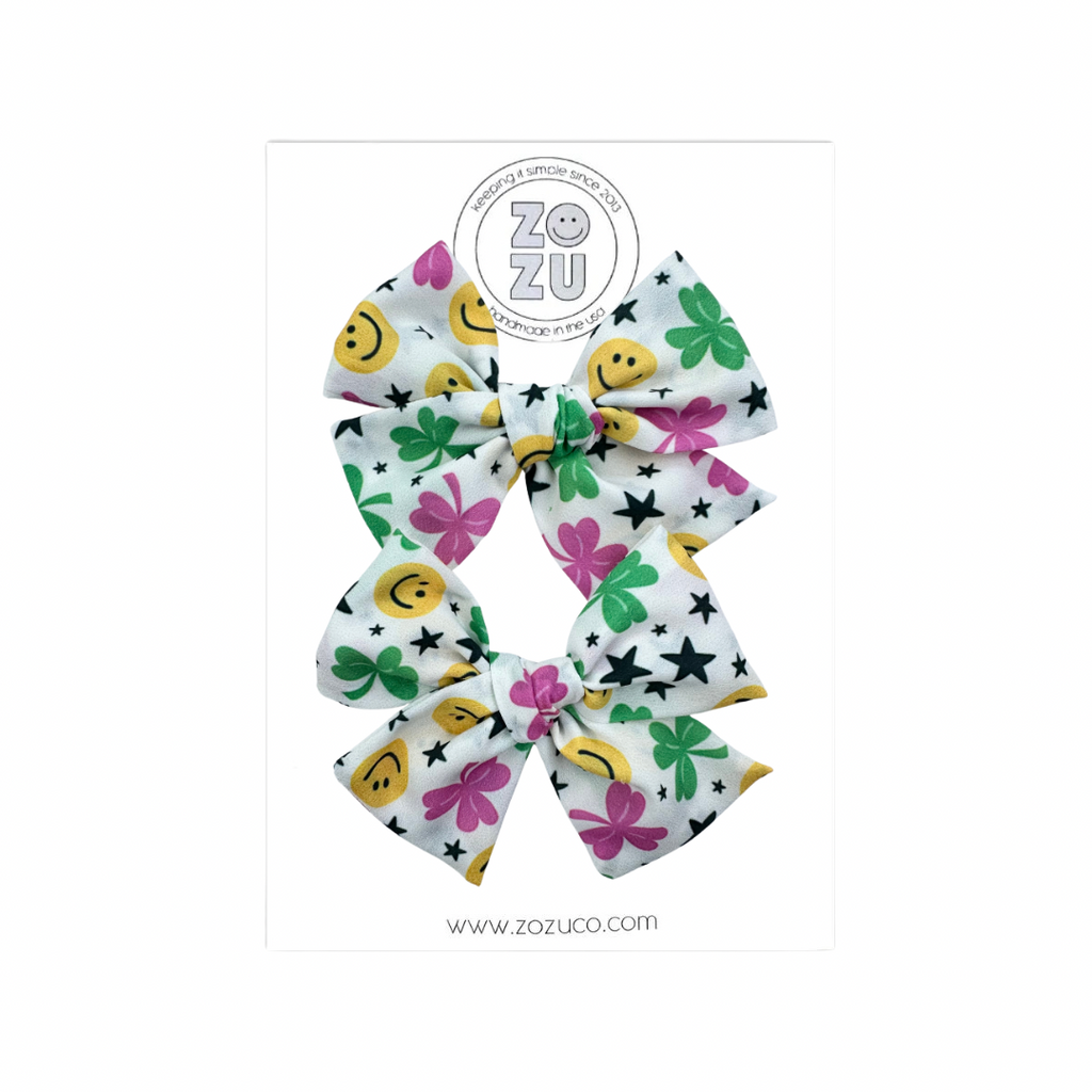 St. Patty's Smiles :: Mini Voyager Pigtail Set