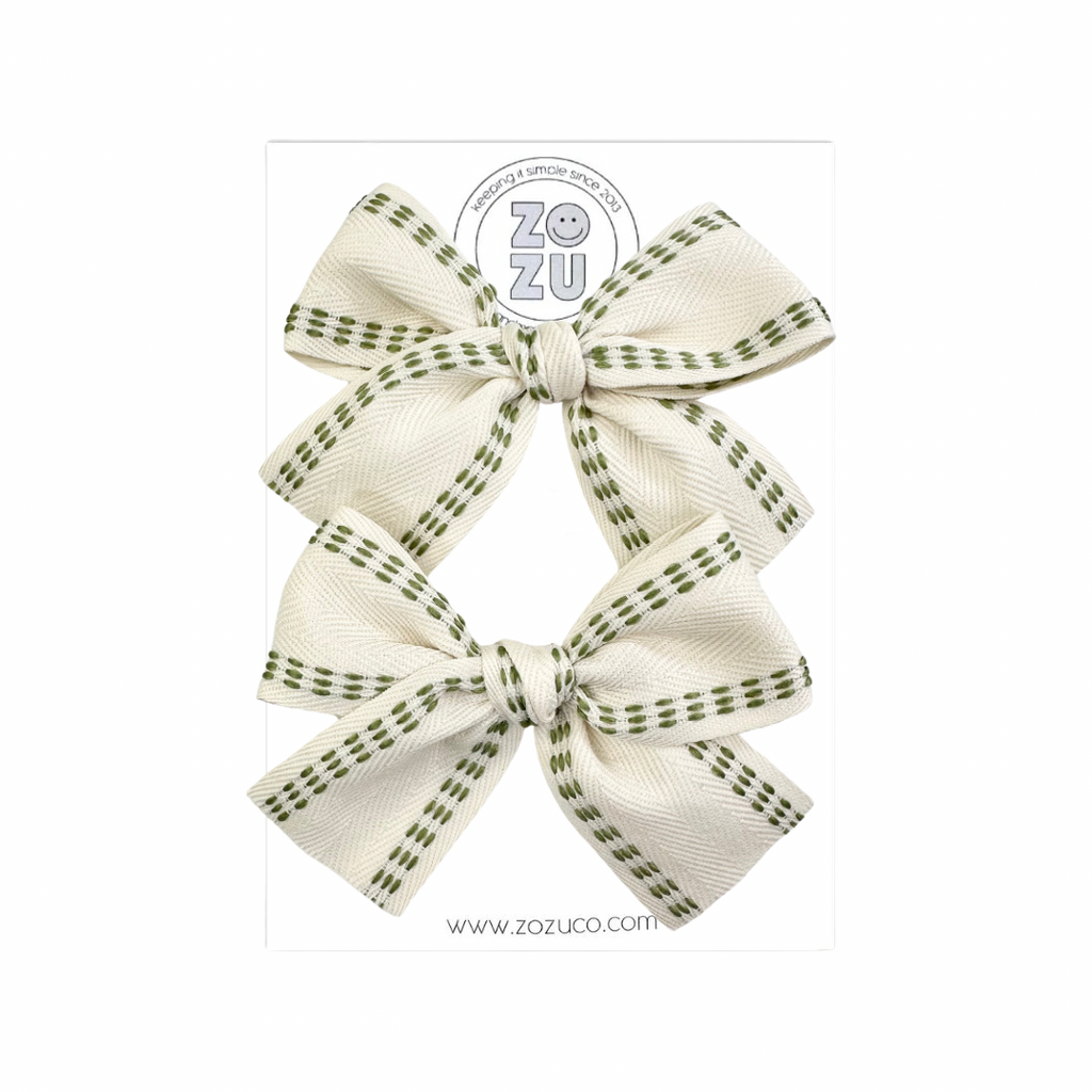 Meadow Stitch :: Mini Voyager Ribbon Pigtail Set