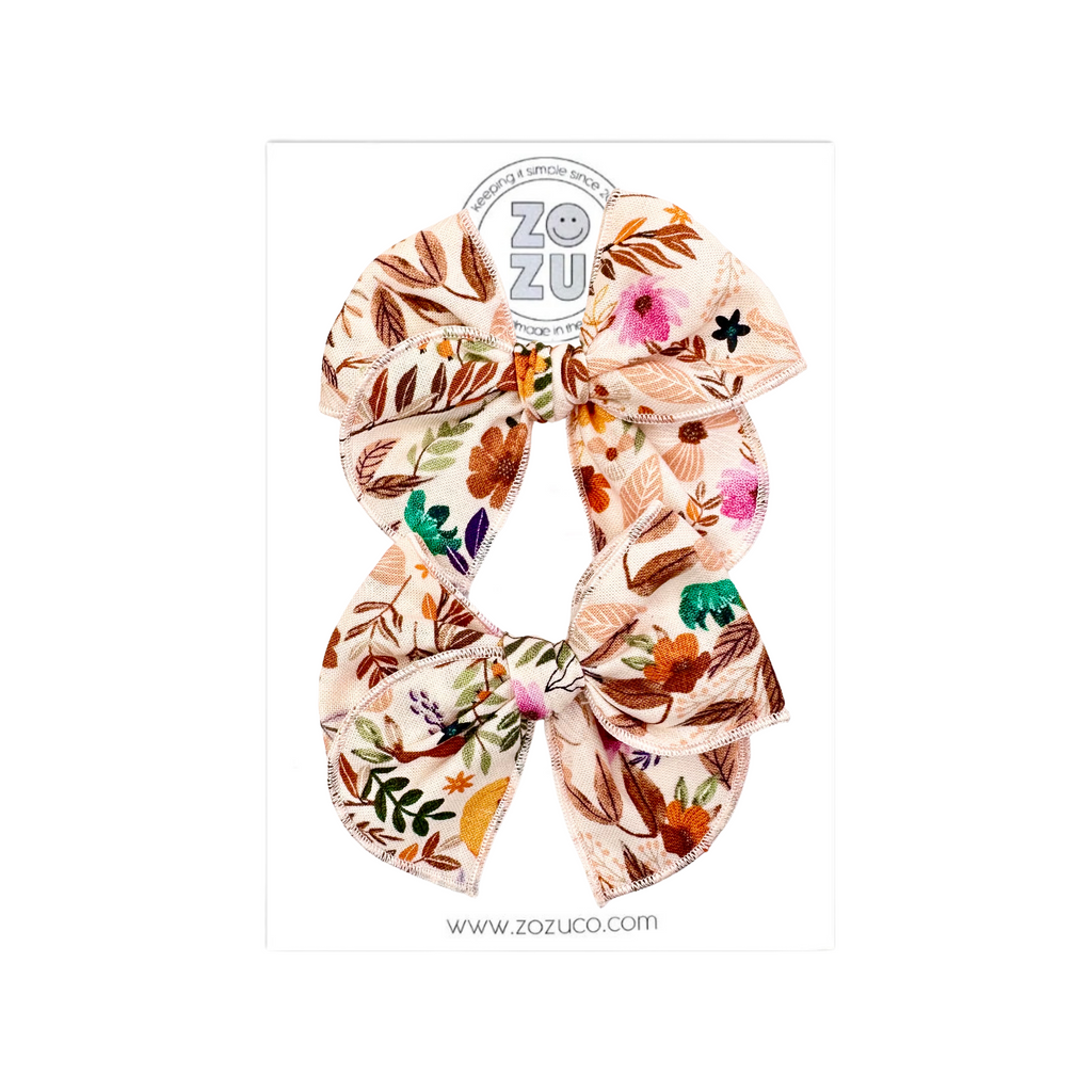 Foliage Floral :: Mini Traveler Pigtail Set