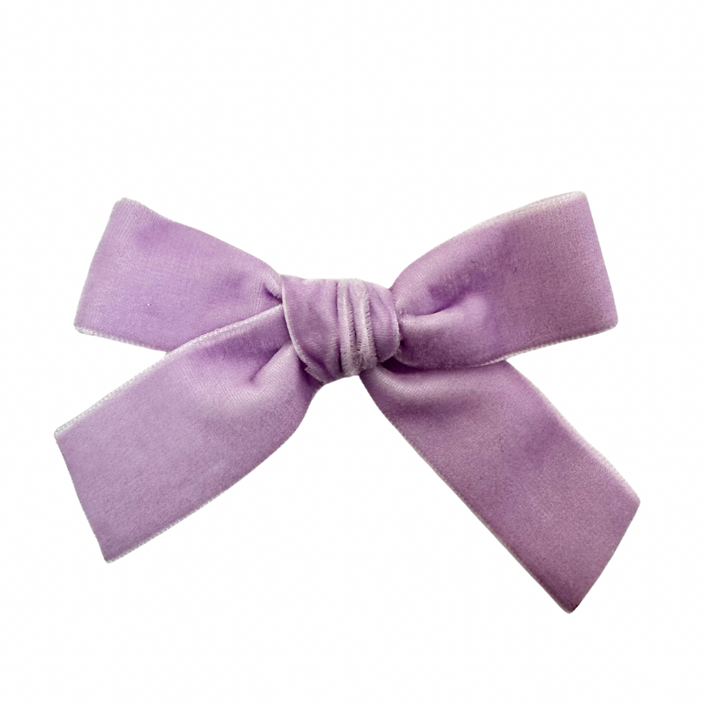 Lavender Velvet :: Ribbon Mini Explorer Bow