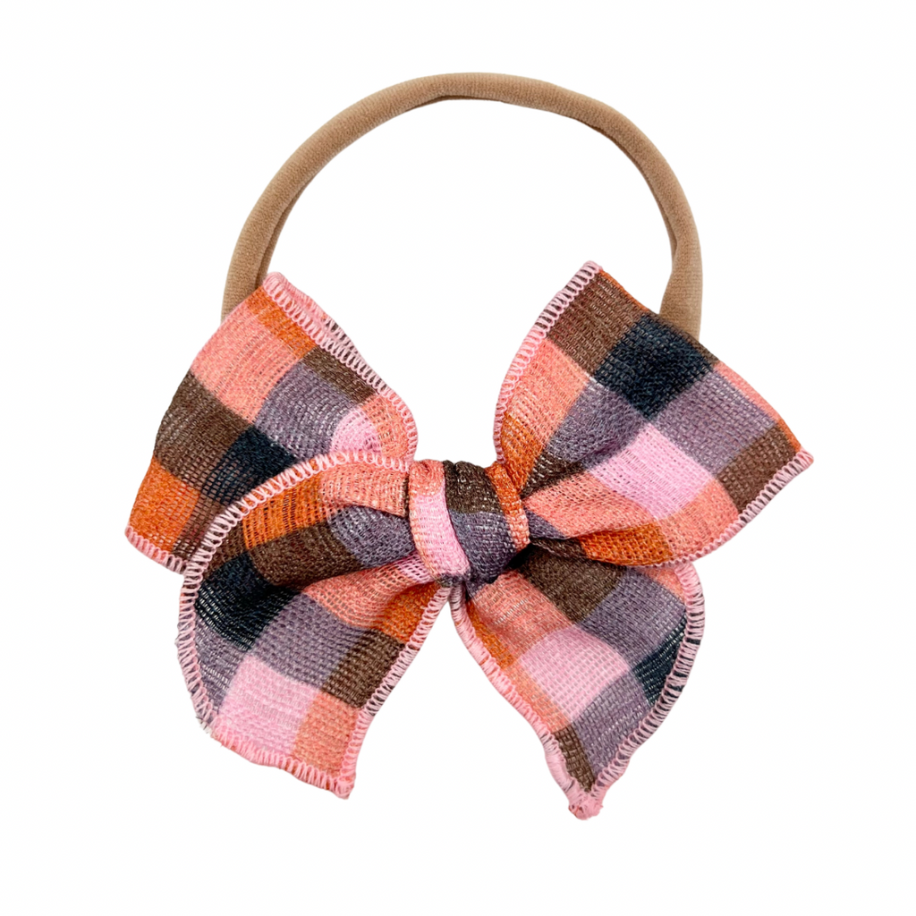 Fall Gingham Gauze :: Mini Traveler