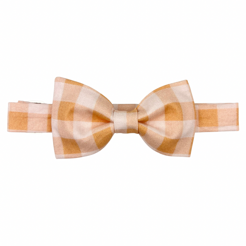 Golden Gingham :: Bow Tie