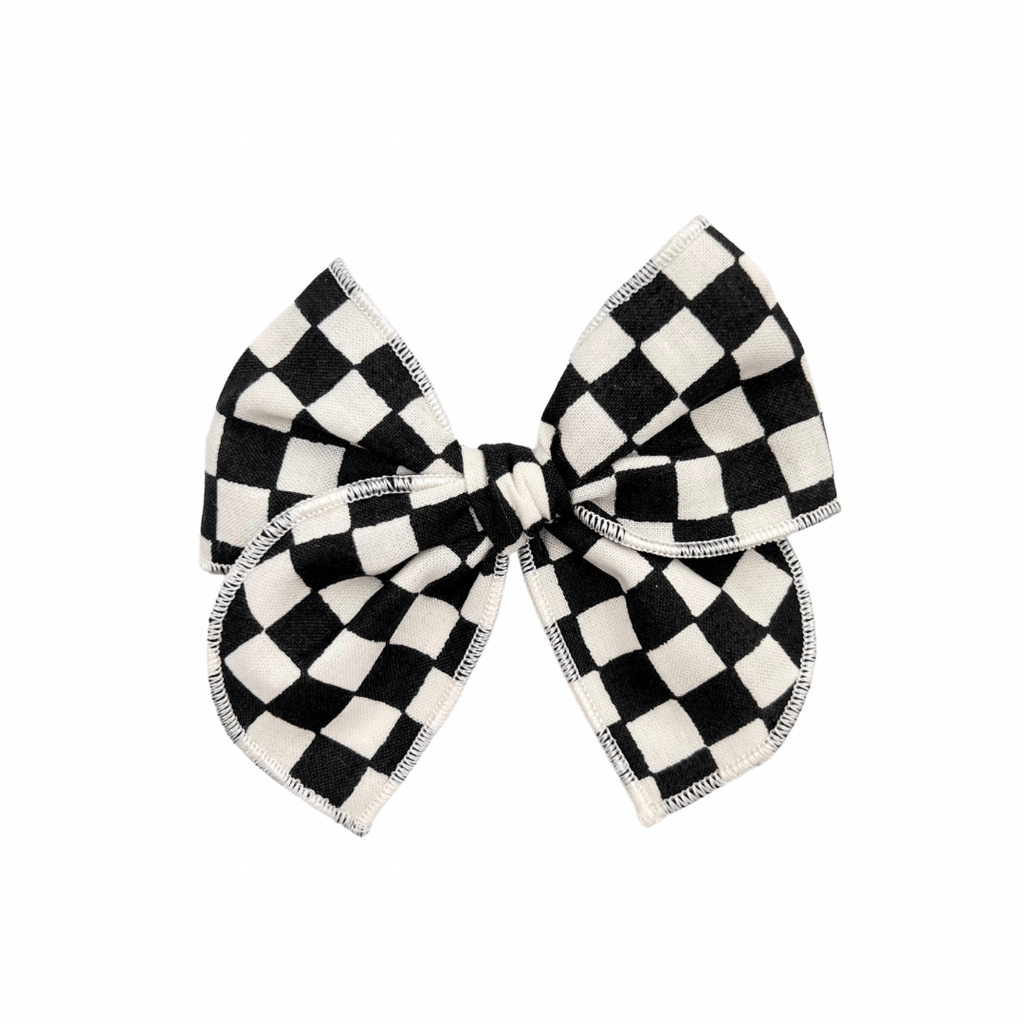 Black & Cream Check :: Mini Traveler