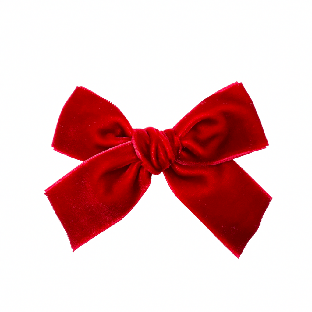 Red Velvet :: Ribbon Mini Explorer Bow
