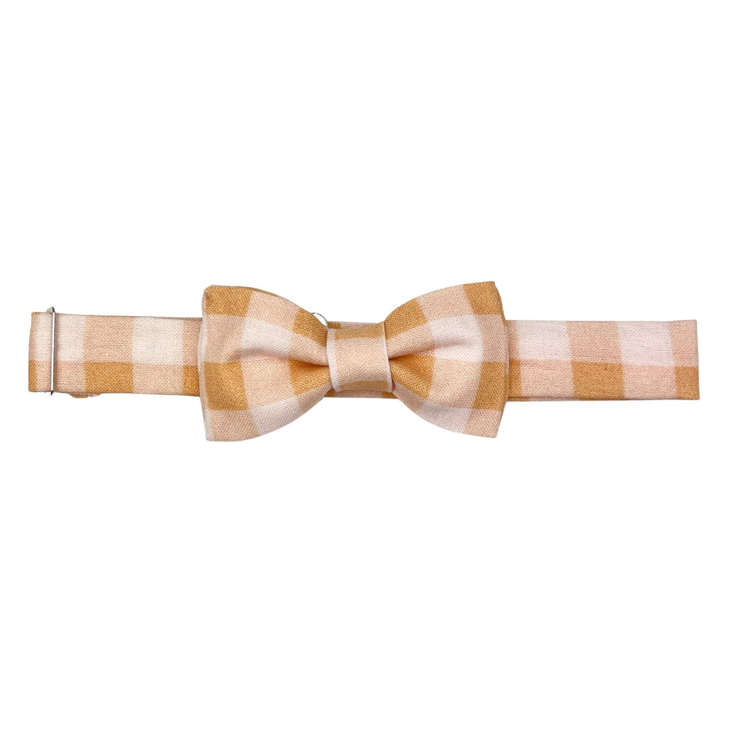 Golden Gingham :: Bow Tie