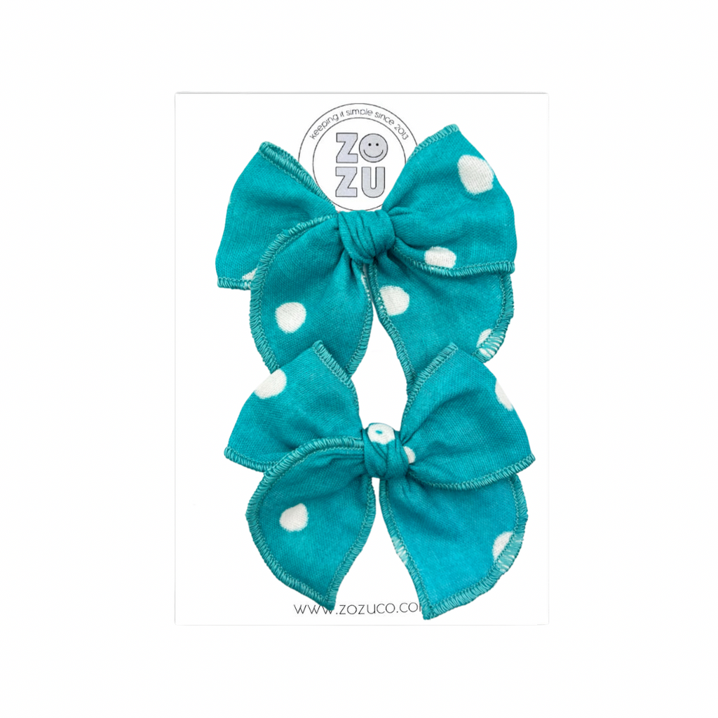 Turquoise Spot :: Mini Traveler Pigtail Set