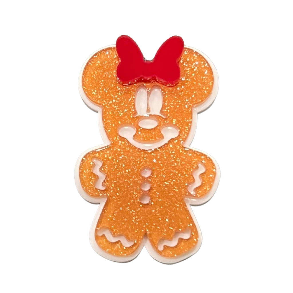 Mouse Ears Gingerbread :: Acrylic Pin (for Backpacks, clothing, etc.)