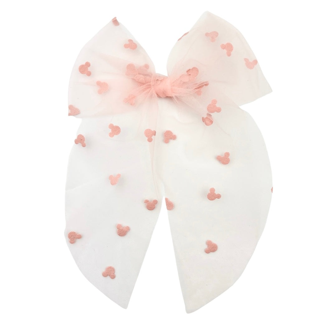 Peach Mouse Ears Tulle :: Oversized Traveler