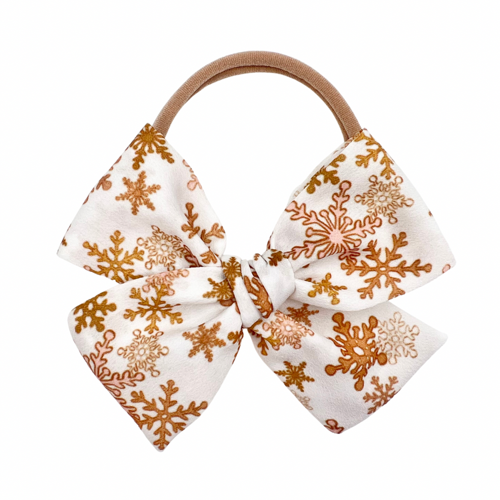 Boho Snowflake :: Mini Voyager Bow