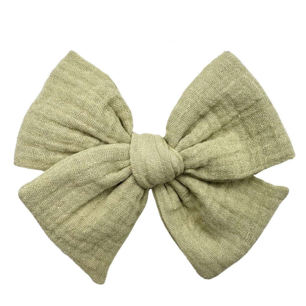 Spring Green Gauze :: Voyager Bow
