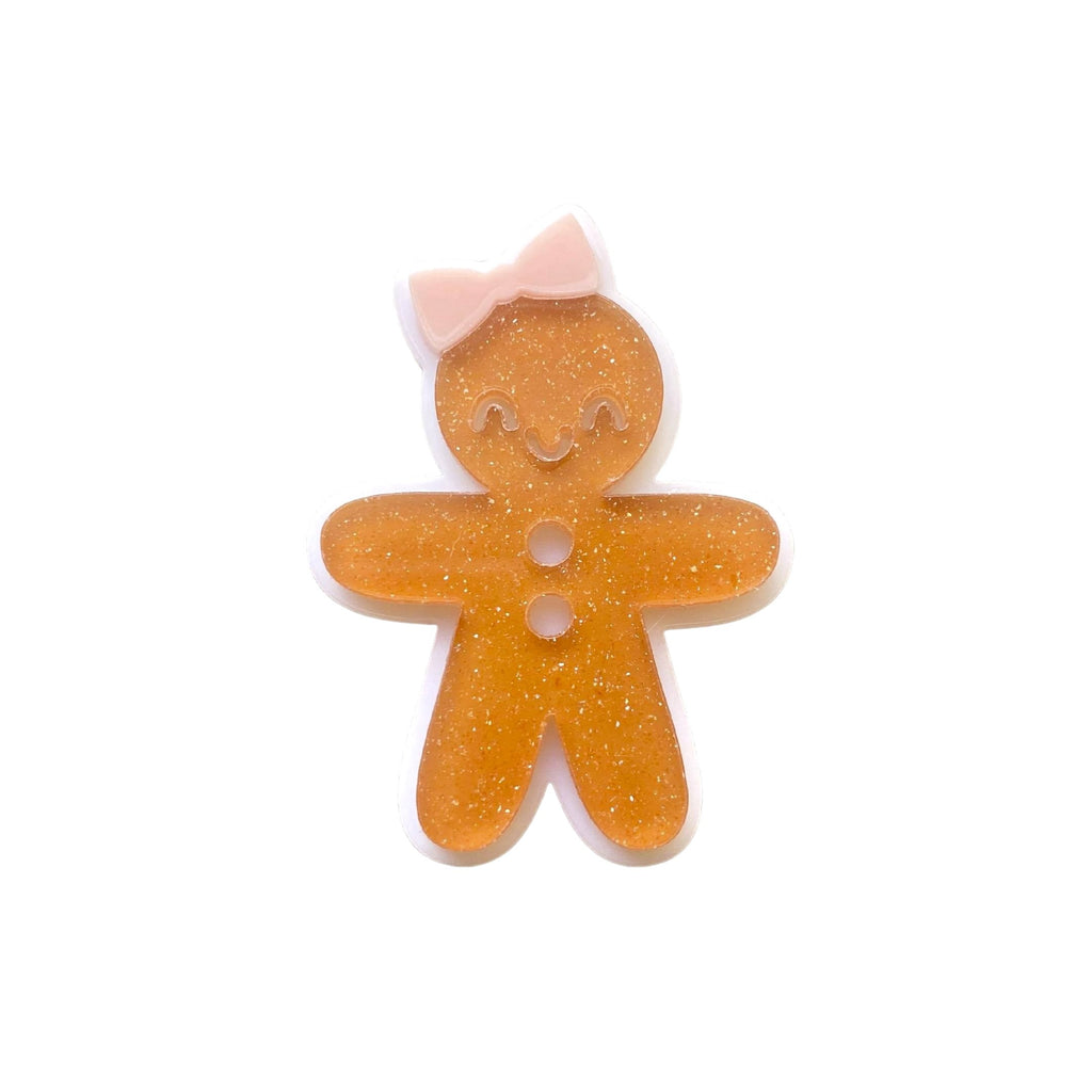 Gingerbread :: Acrylic Pin (for Backpacks, clothing, etc.)