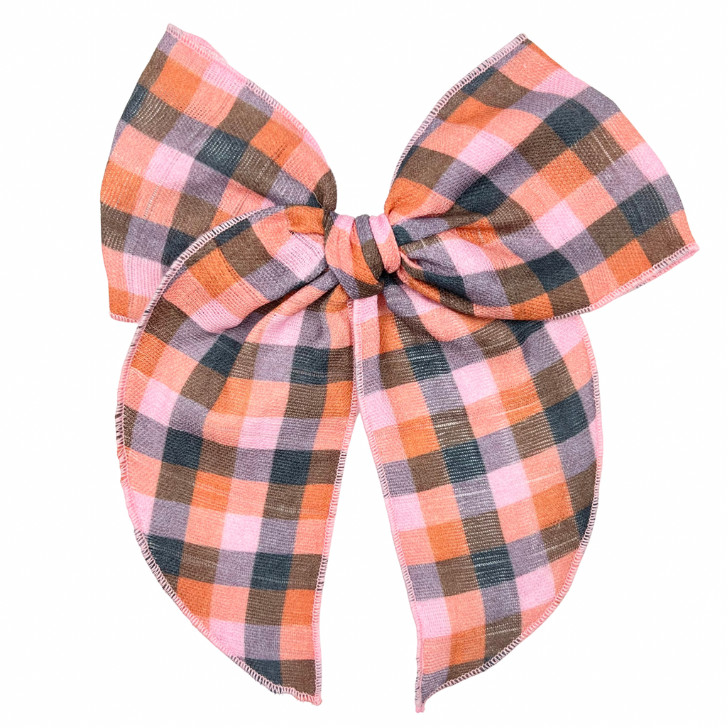 Fall Gingham Gauze:: Oversized Traveler