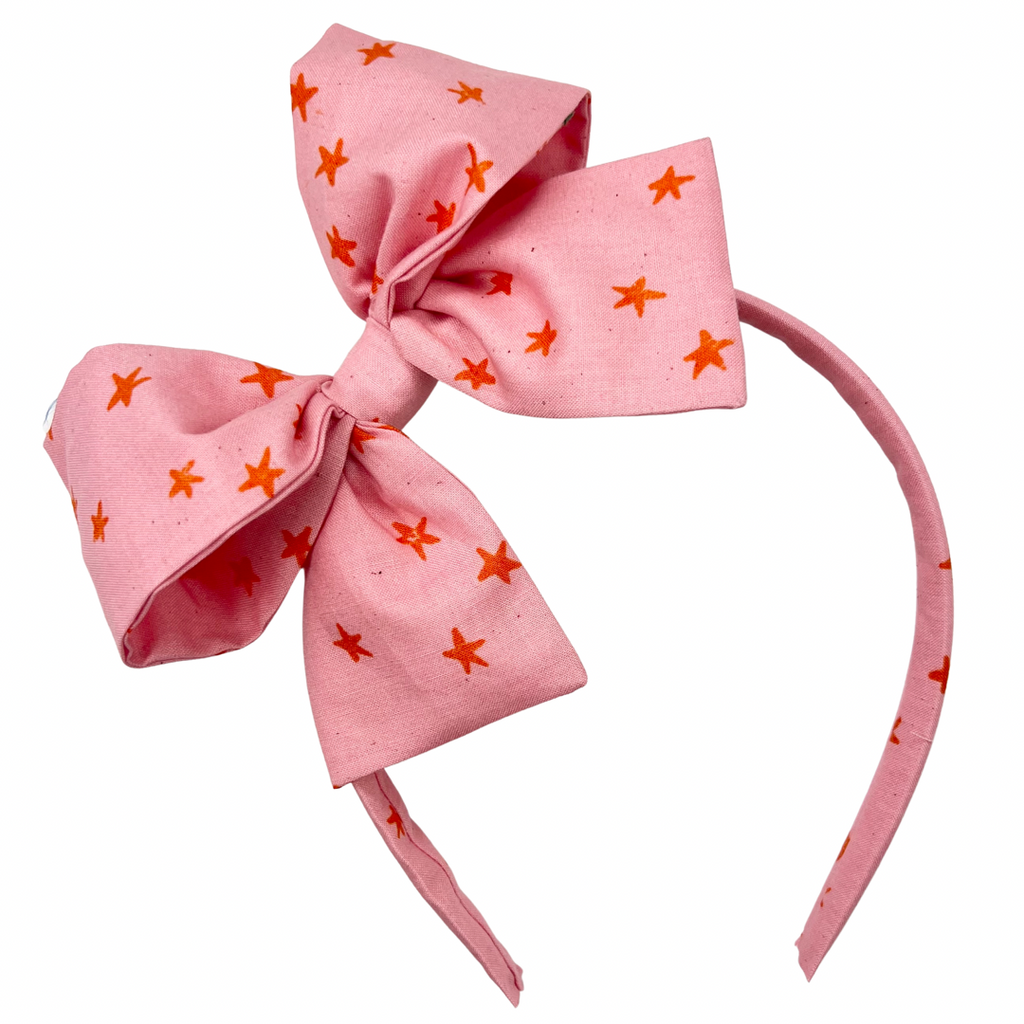 Tangerine Stars :: Big Girl Headband