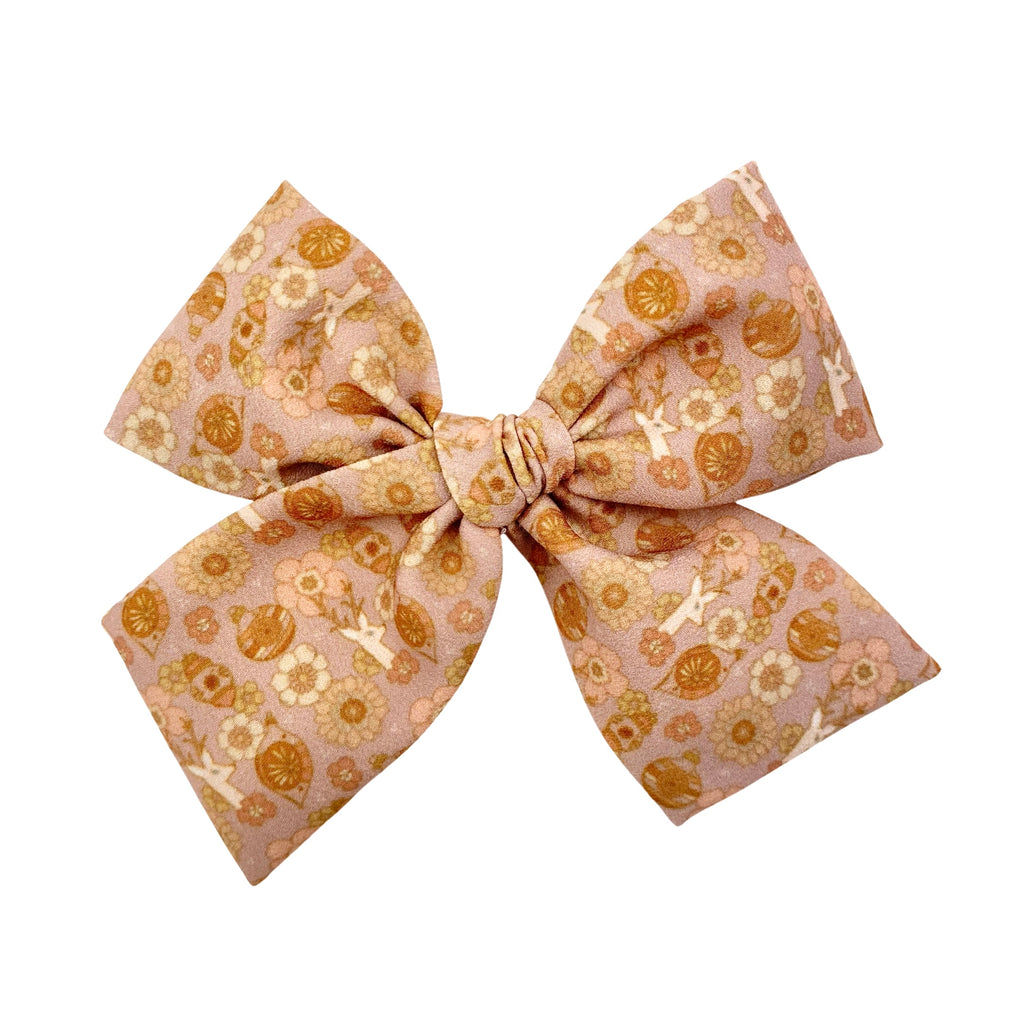 Reindeer Floral :: Oversized Indy & Pippa Bow