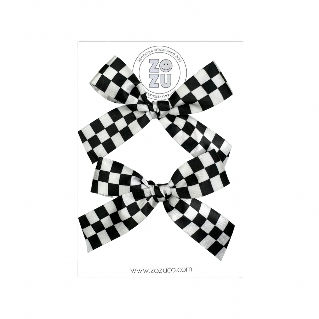 Checker :: Mini Explorer Ribbon Pigtail Set