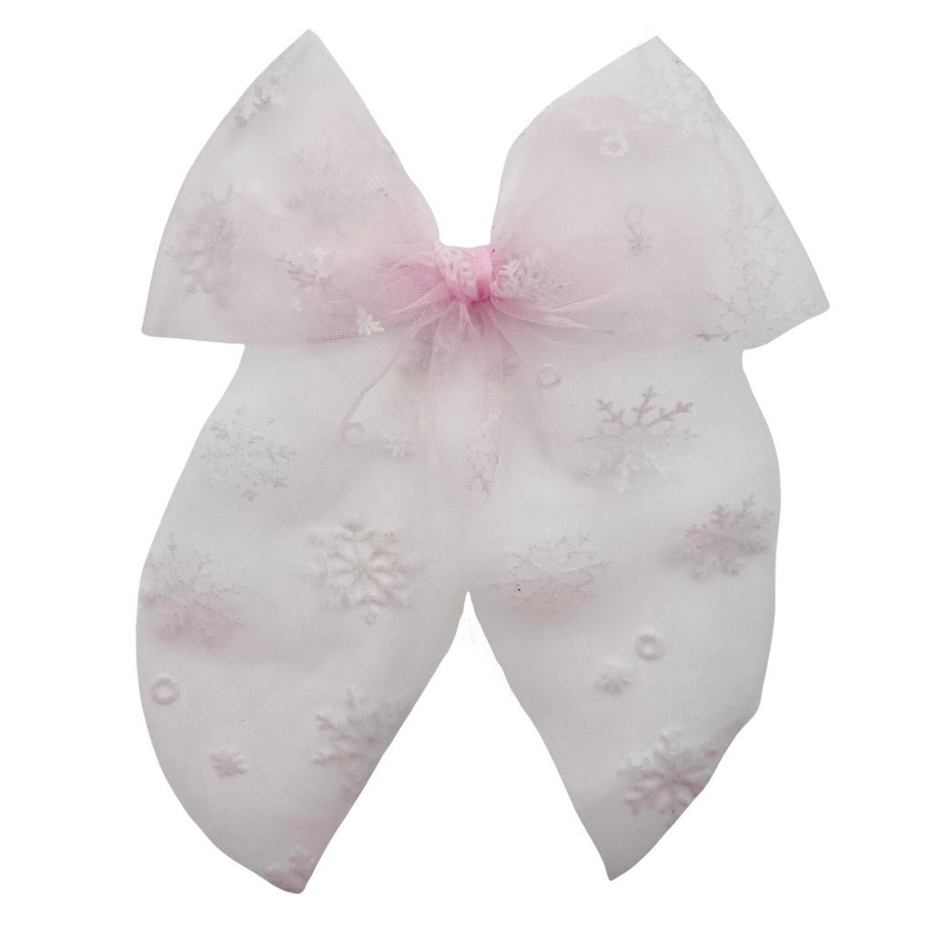 Blush Snowflake Tulle :: Oversized Traveler