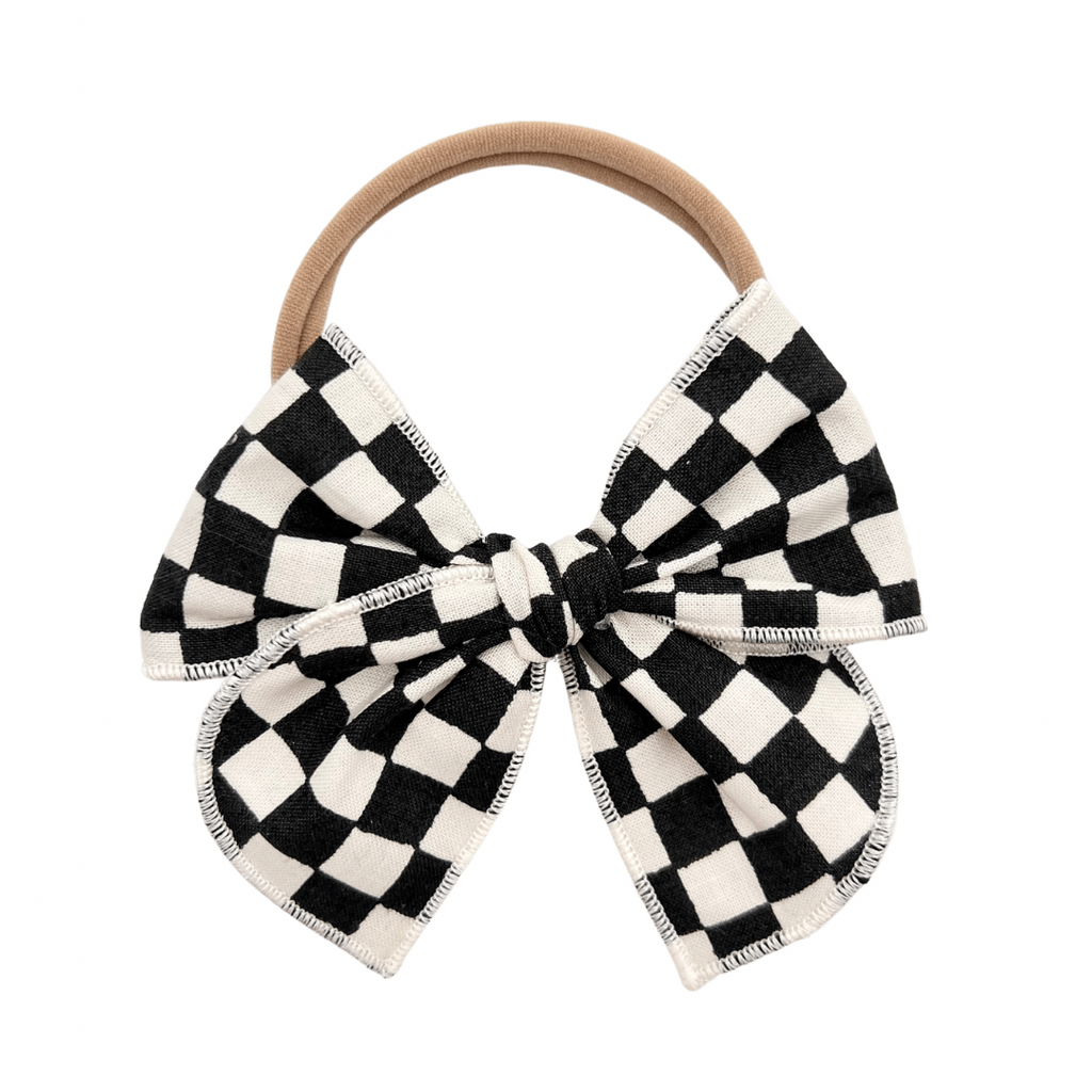 Black & Cream Check :: Mini Traveler