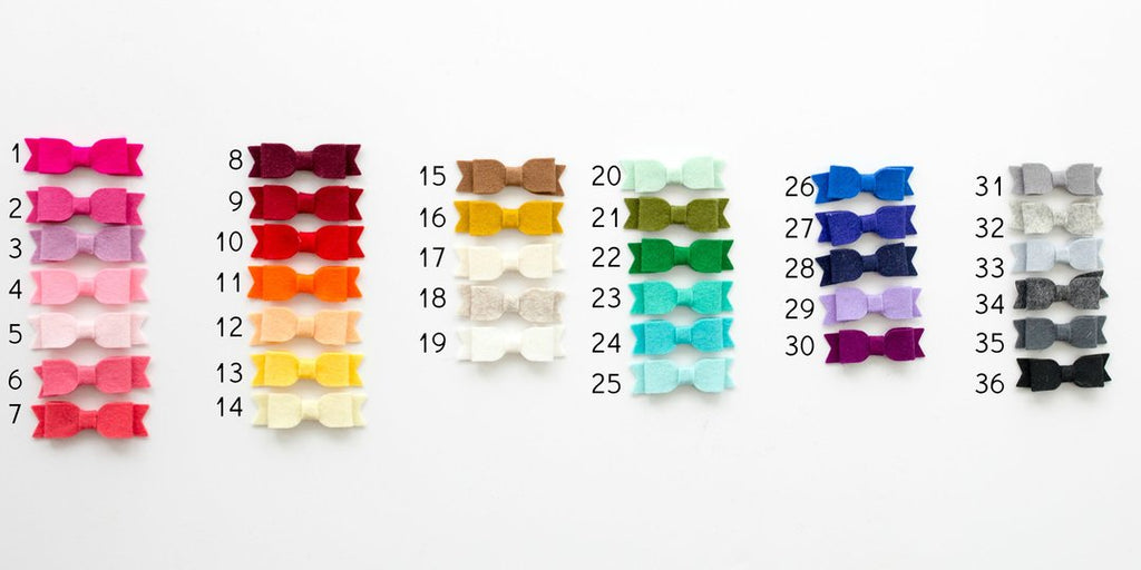 Mini Felts :: Pigtail Set