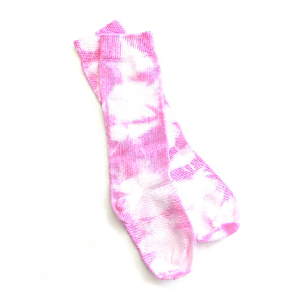 Pink Tie Dye :: Jefferies Knee Socks