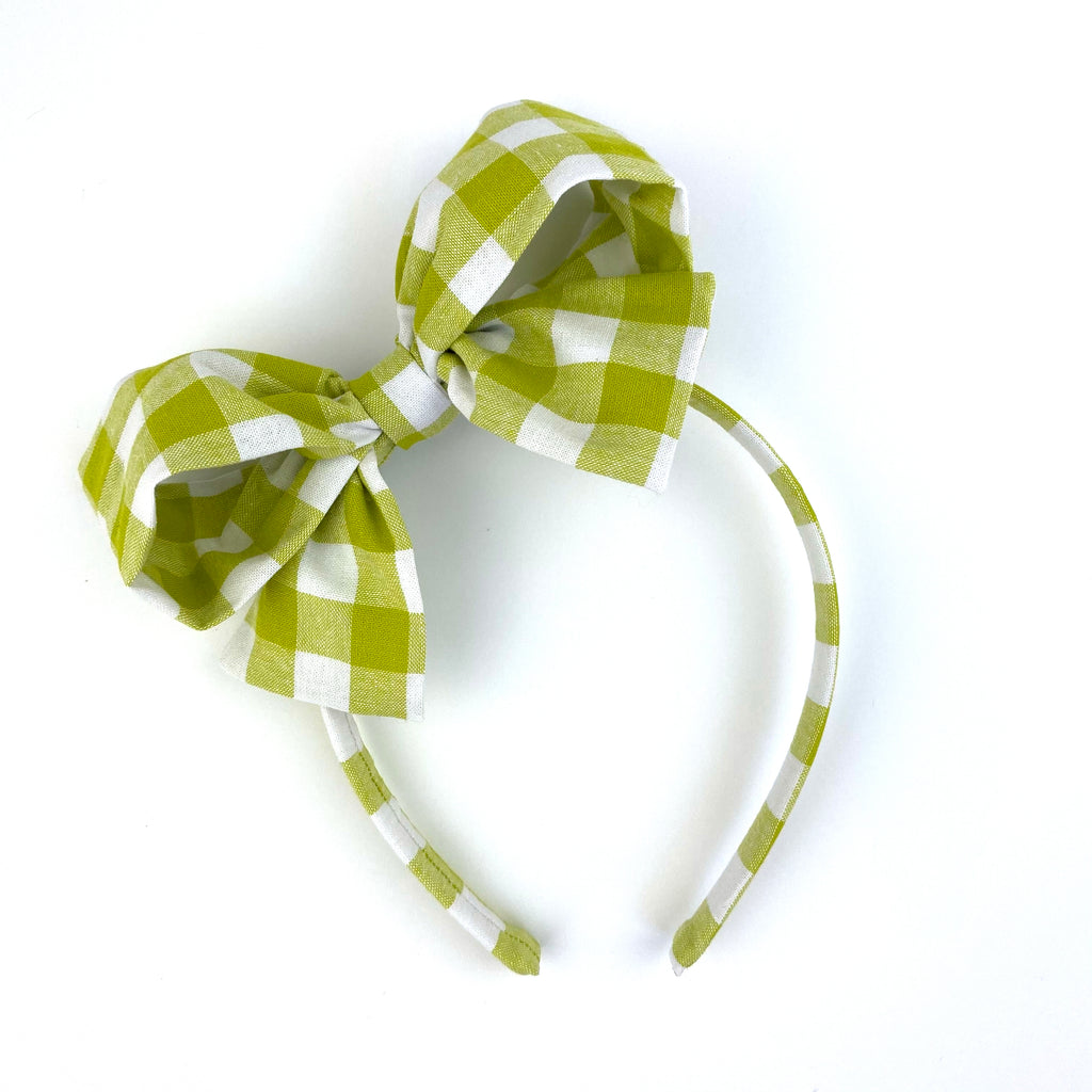 Citrus Plaid :: Big Girl Headband