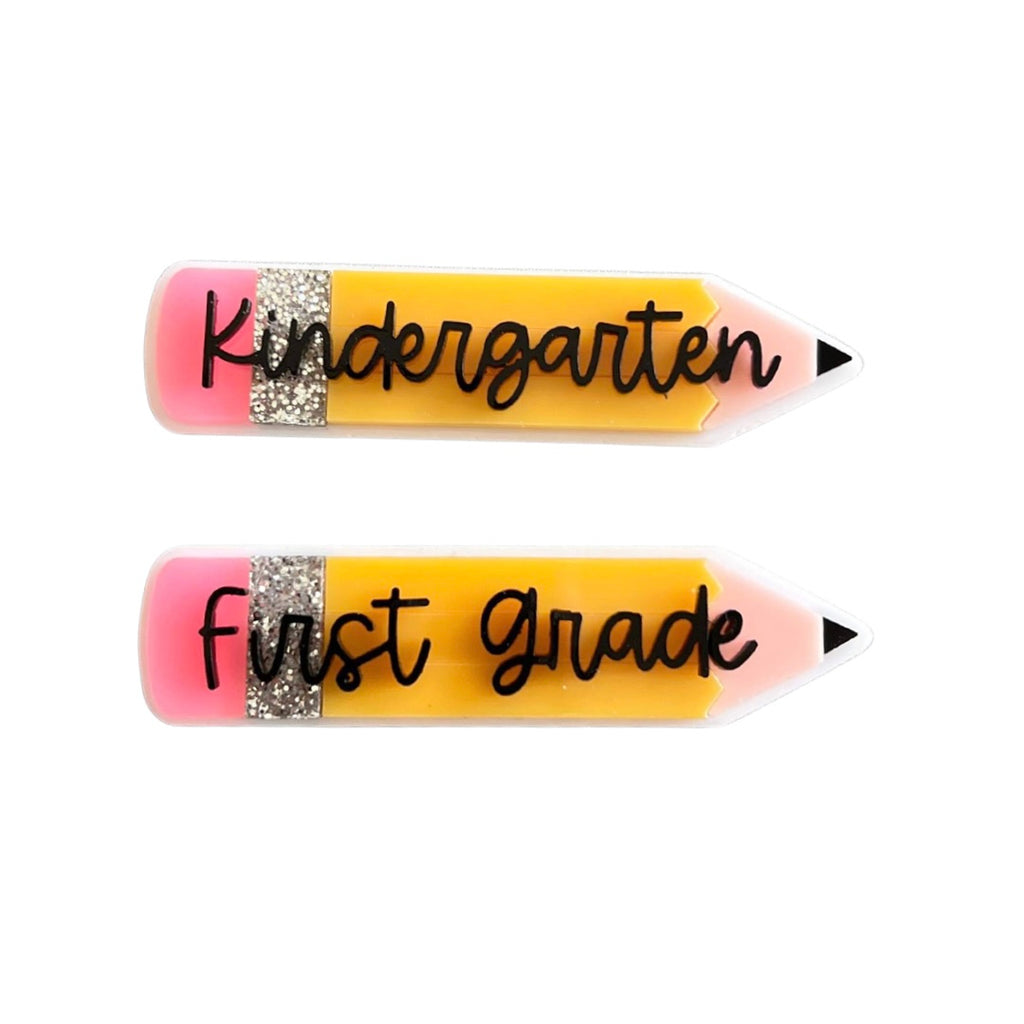 Custom Grade Pencil :: Hair Clip